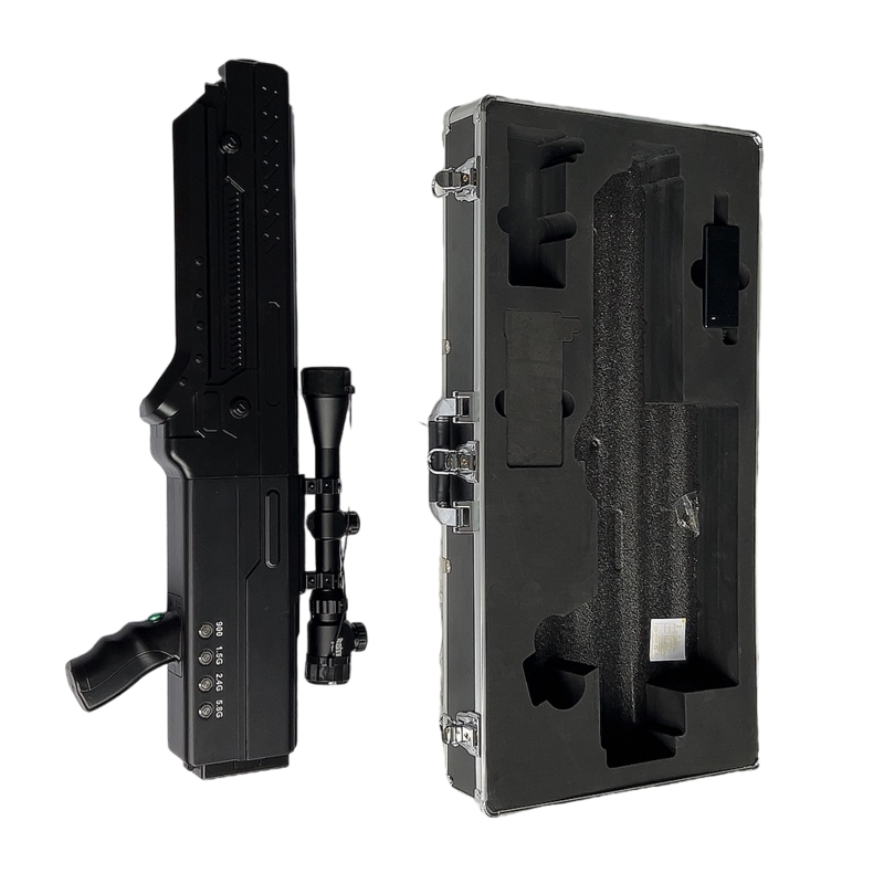  石楼手持便携式枪型低空防御反制四通道A型