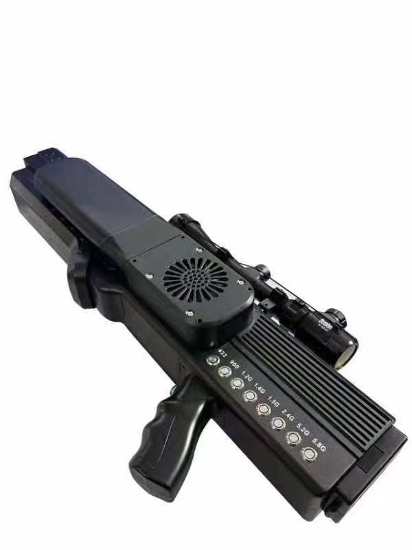  石楼手持便携式枪型低空防御反制八通道